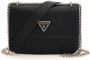 Guess Omkeerbare Eco Elements Schoudertas Crossbody Flap Black Dames - Thumbnail 3