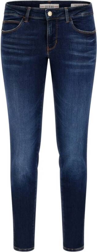 Guess Curve X Skinny Jeans Blauw Dames