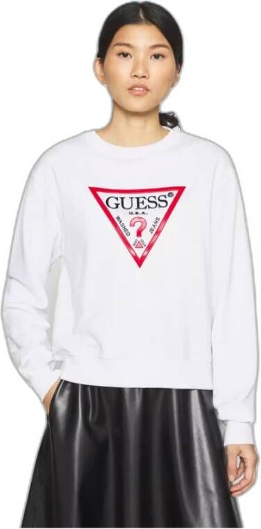 Guess Dames sweatshirt CN Original Wit Dames