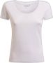 Guess Dames-T-shirt Logo Scoop Wit Dames - Thumbnail 2