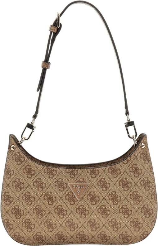 Guess Hobo bags Meridian Mini Top Zip Shldr Bg in bruin