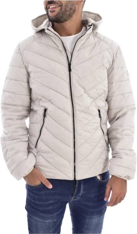 Guess Down Jackets Wit Heren