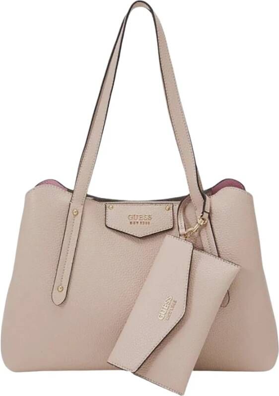 Guess Eco Brenton Vriendin Satchel Pink Dames
