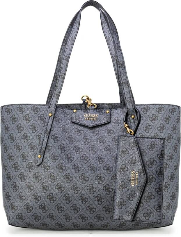 Guess Eco Brenton Tote Stijlvol en Georganiseerd Grijs Dames