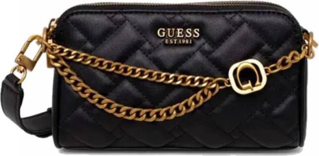 Guess Elegante Cross Body Tas voor Dames Zwart Dames
