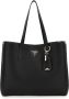 Guess Emiliya Zwarte Schoudertas Stijlvol en Duurzaam Black Dames - Thumbnail 1