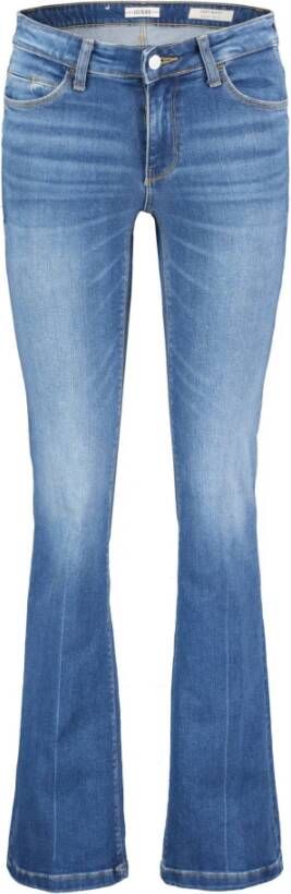 Guess Flared Jeans Blauw Dames