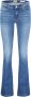 Guess Blauwe effen jeans met ritssluiting en knoopsluiting voor vrouwen Blue Dames - Thumbnail 2