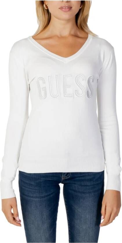 Guess Topje met lange mouwen Wit Dames