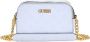 Guess Geva Ice Blue Logo Schoudertas Blauw Dames - Thumbnail 1