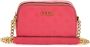 Guess Geva Magenta Logo Schoudertas Roze Dames - Thumbnail 1