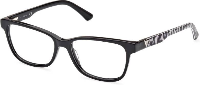 Guess Glamoureuze zwarte acetaatbril Zwart Dames