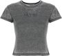 Guess Grijze Katoenmix T-shirt voor Vrouwen Zwart Dames - Thumbnail 1
