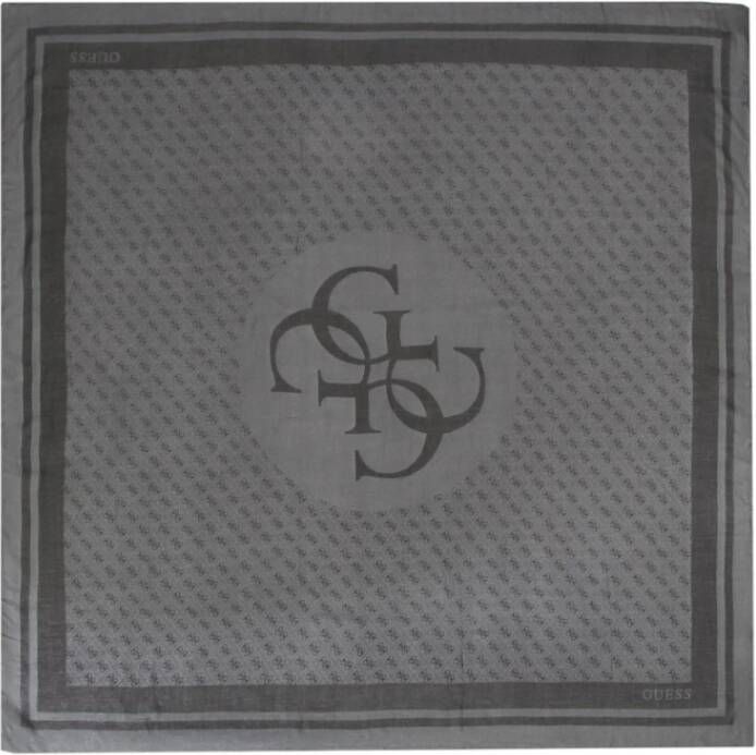 Guess Grijze Sjaal met 4G Logo voor Dames Grijs Dames