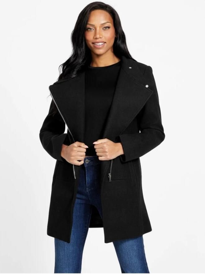 Guess 2-in-1 Jas met Capuchon Black Dames - Foto 2