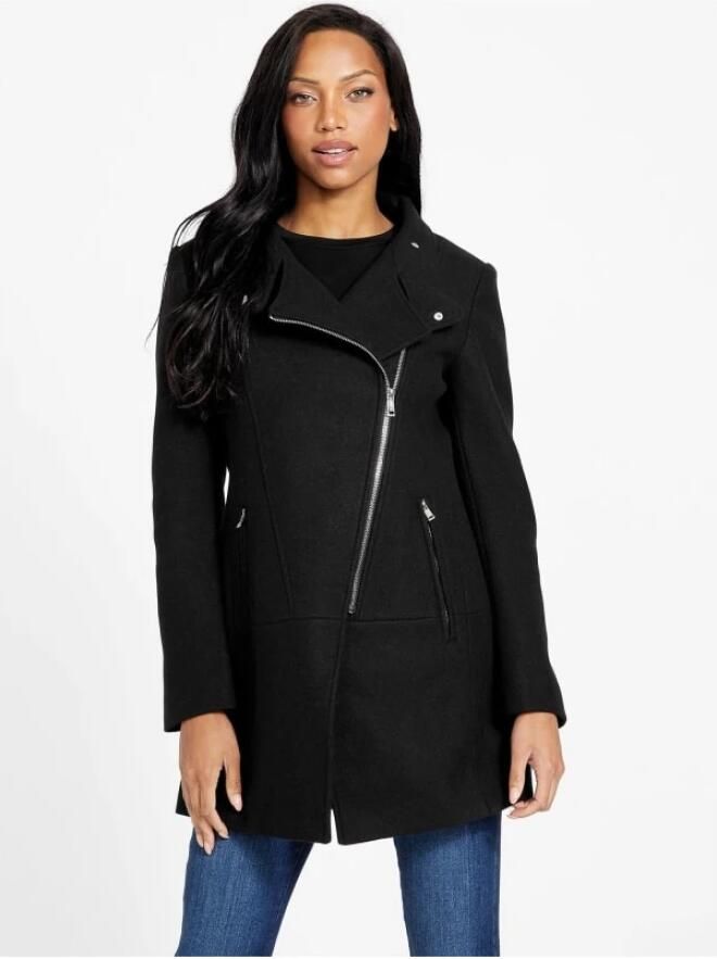 Guess 2-in-1 Jas met Capuchon Black Dames - Foto 4