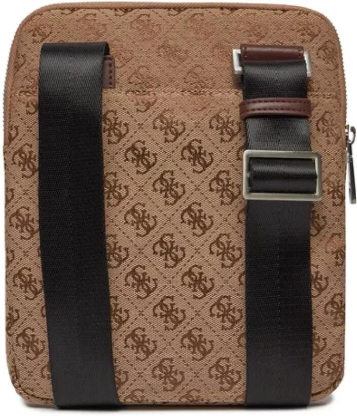 Guess 4G Logo Schoudertas Milano Stijl Brown Heren - Foto 2