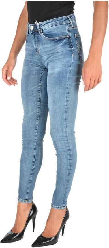 Guess Blauwe Versleten Jeans Vrouwen Lente Zomer Blue Dames - Foto 2