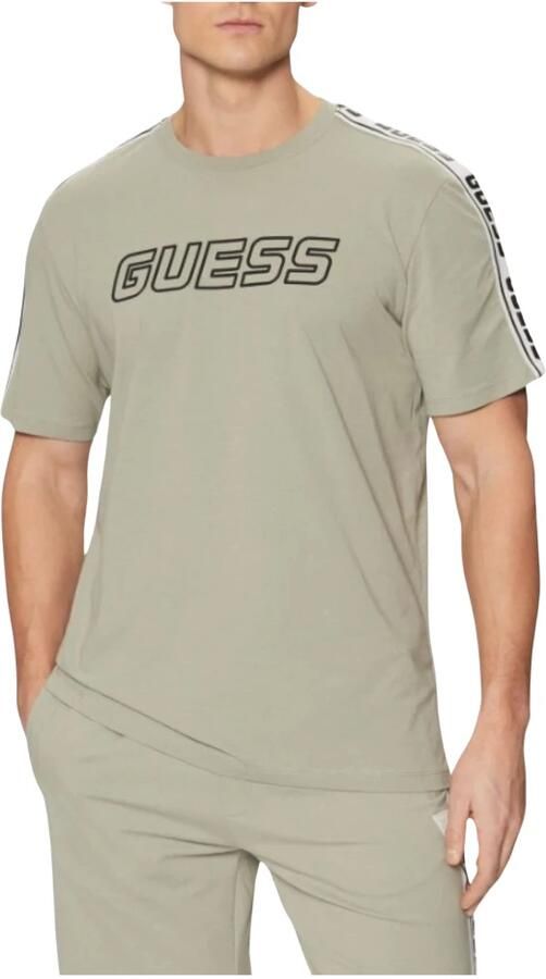 Guess Arlo T-Shirt voor Mannen Groen Green Heren - Foto 3