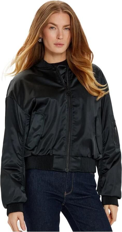 Guess Aurore Regular Fit Bomberjack Black Dames - Foto 3