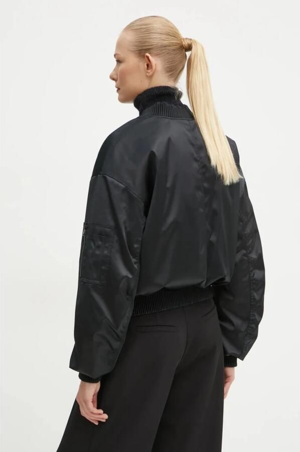 Guess Aurore Regular Fit Bomberjack Black Dames