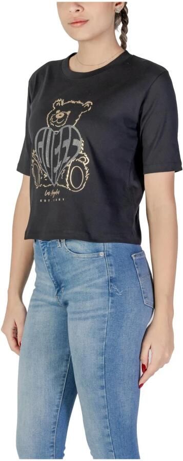 Guess T-shirt Korte Mouw RHINESTONE BEAR BOXY V5RI09 I3Z14 - Foto 2