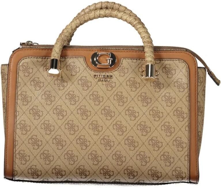 Guess Beige Handtas Polyethyleen | Stijlvol Model Beige Dames
