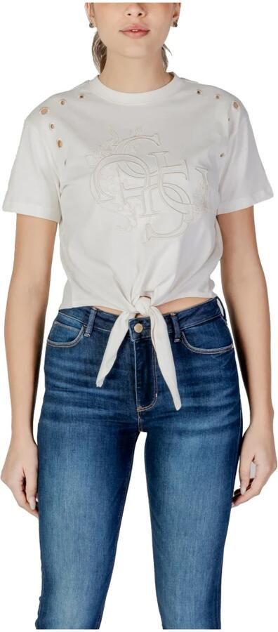 Guess T-shirt Korte Mouw CN SS EYELET TONE ON W5GI18 I3Z14 - Foto 3