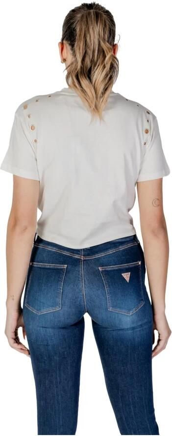 Guess T-shirt Korte Mouw CN SS EYELET TONE ON W5GI18 I3Z14 - Foto 2