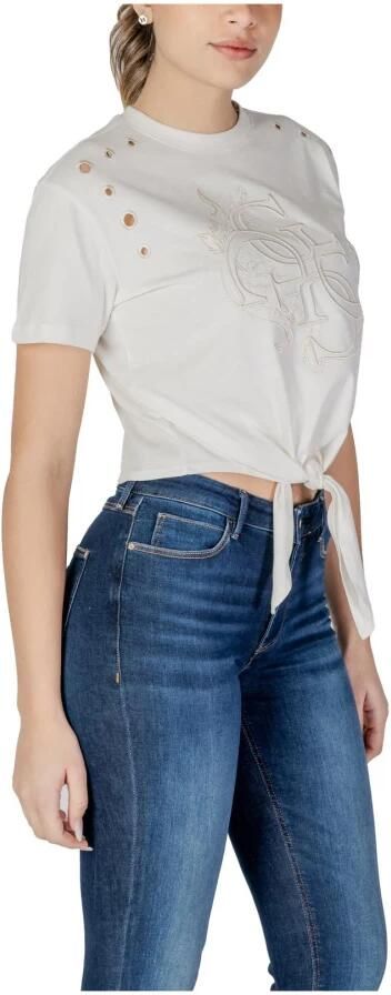 Guess T-shirt Korte Mouw CN SS EYELET TONE ON W5GI18 I3Z14