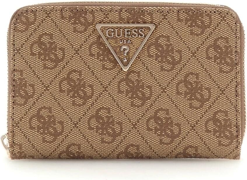 Guess Beige Laurel Portemonnee Kaarthouder Vrouwen Beige Dames - Foto 3