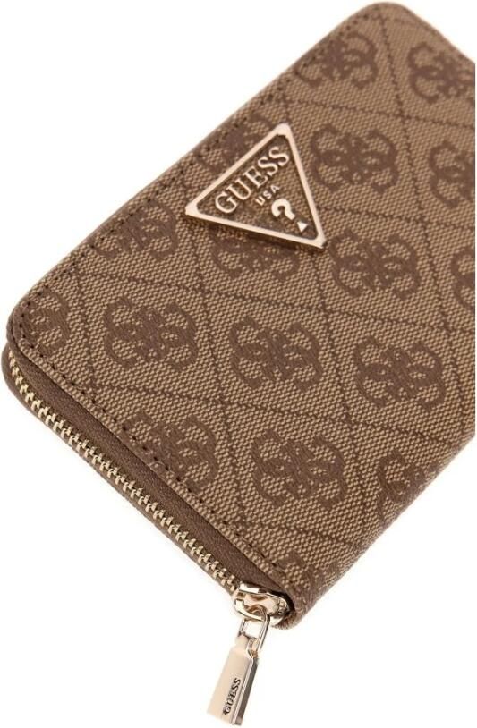 Guess Beige Laurel Portemonnee Kaarthouder Vrouwen Beige Dames - Foto 2