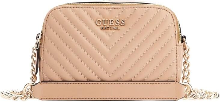 Guess Beige Synthetische Dames Schoudertas Beige Dames