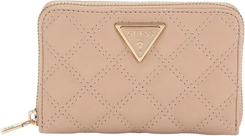 Guess Beige Synthetische Damesportemonnee Beige Dames
