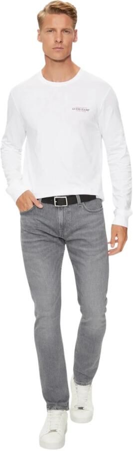 Guess Biologisch katoen Heren Regular Fit T-shirt White Heren - Foto 5