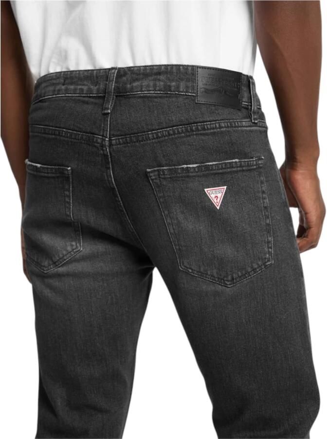 Guess Biologisch Katoen Straight Jeans Gray Heren - Foto 2