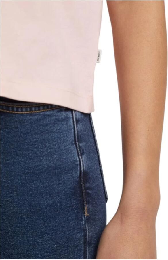 Guess Biologisch Katoenen Boxy Tee Pink Dames - Foto 2
