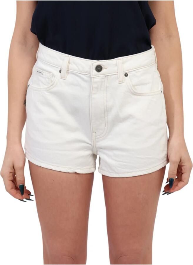 Guess Biologisch katoenen dames shorts White Dames - Foto 4
