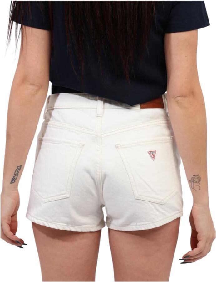 Guess Biologisch katoenen dames shorts White Dames - Foto 2