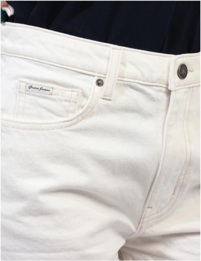 Guess Biologisch katoenen dames shorts White Dames
