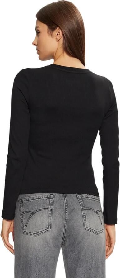Guess Biologisch katoenen dames T-shirt Regular Fit Black Dames - Foto 3