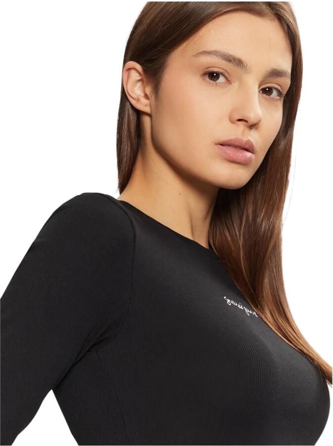 Guess Biologisch katoenen dames T-shirt Regular Fit Black Dames - Foto 2