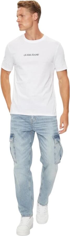 Guess Biologisch katoenen T-shirt White Heren - Foto 4