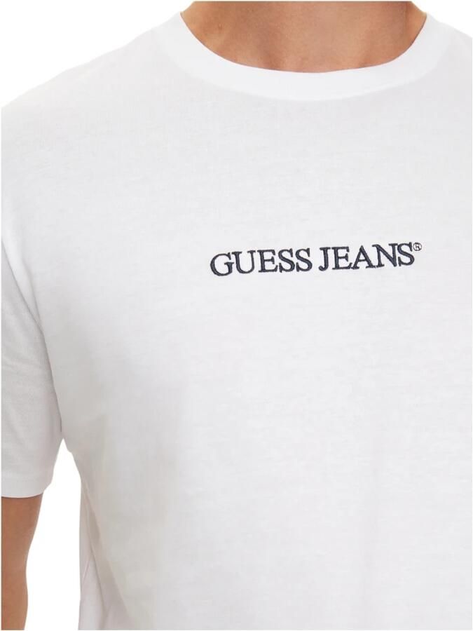 Guess Biologisch katoenen T-shirt White Heren