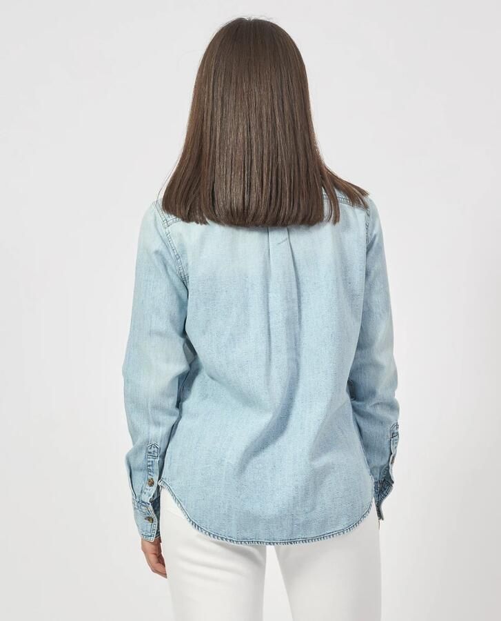 Guess Jeans Regular fit jeansblouse met opgestikte borstzakken - Foto 4