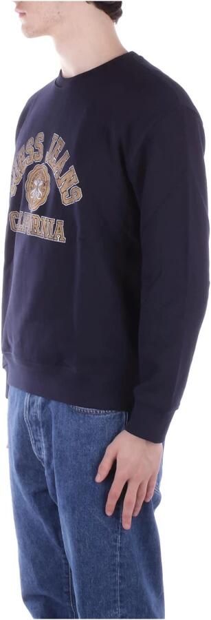 Guess Blauwe Logo Front Sweater Blue Heren - Foto 5