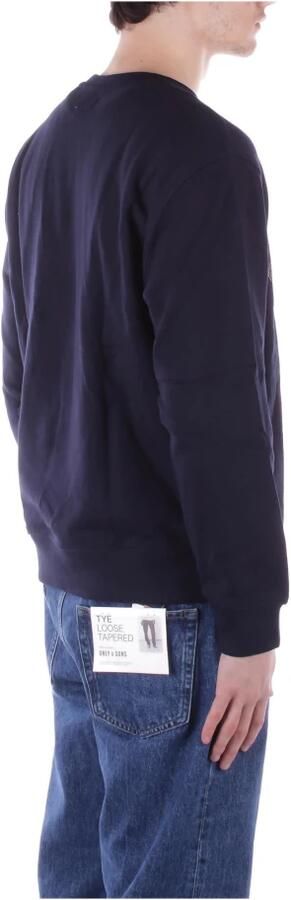 Guess Blauwe Logo Front Sweater Blue Heren - Foto 4