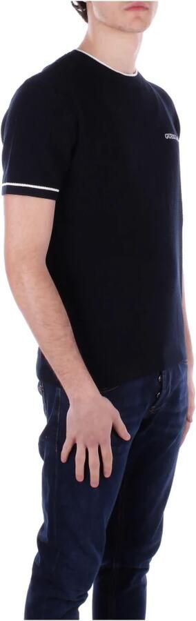 Guess Blauwe Logo Front Sweater Katoen Blue Heren - Foto 2