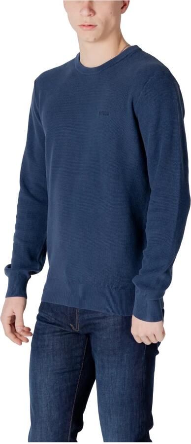 Guess Stijlvolle Heren Katoenen Sweatshirt Collectie Blue Heren - Foto 4