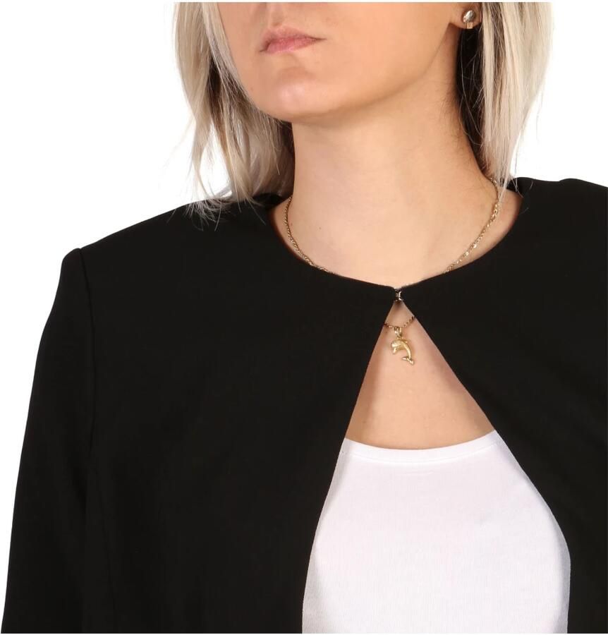 Guess Voorjaar Zomer Dames Blazer met Voorsluiting Black Dames